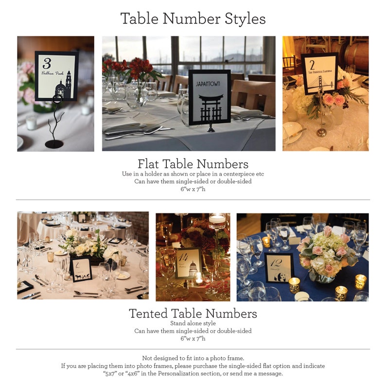 Philadelphia Table Number for Wedding or Party Decor, Choose from over 30 Landmarks, choose paper and ink colors image 6
