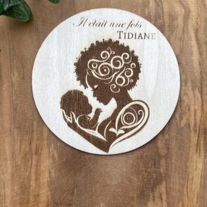 Birth announcement card, baby name card, wooden card, black baby card, name announcement, birth photo accessory.