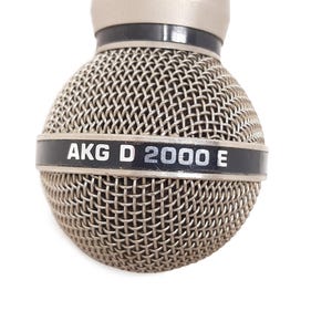 Vintage AKG D 2000 E Dynamic Microphone (1970s-1980s)
