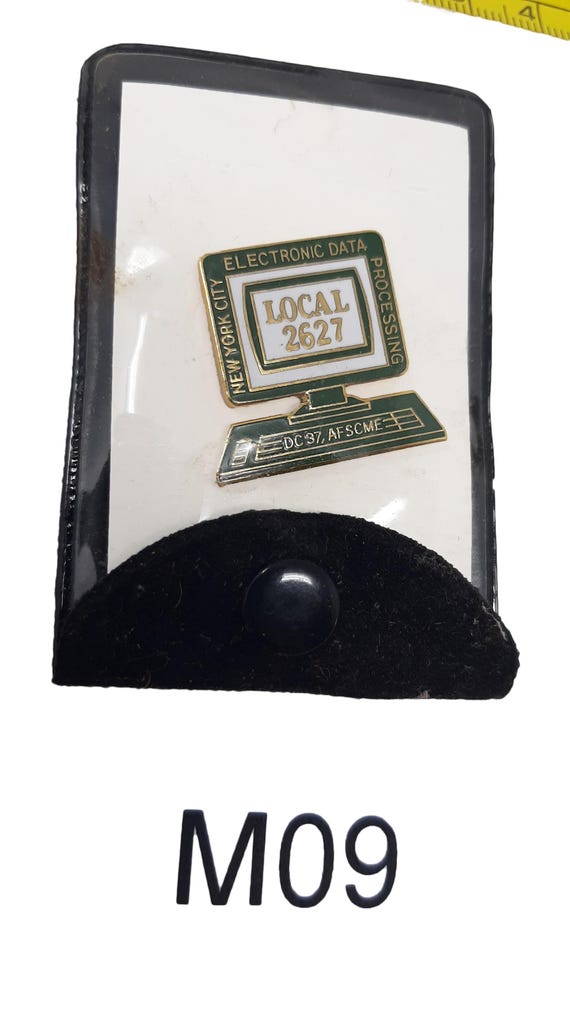 Vintage Electronic Data Processing Pin – Local 26… - image 2