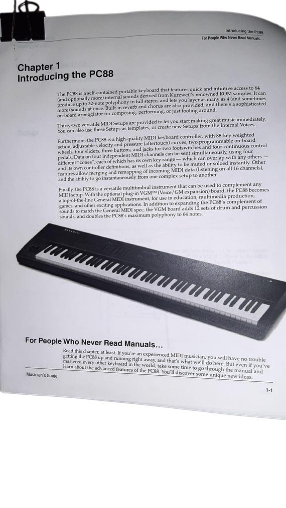 Kurzweil PC88 Digital Stage Piano & Synthesizer – Vintage