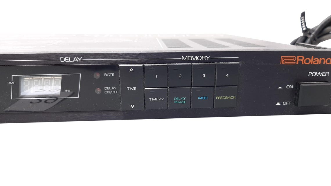Roland SDE-1000 Digital Delay Effects Processor (1983) – Vintage Rackmount Delay Unit, foto 4 di 5