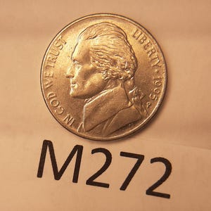 Moneda de níquel estadounidense de Filadelfia de 1995