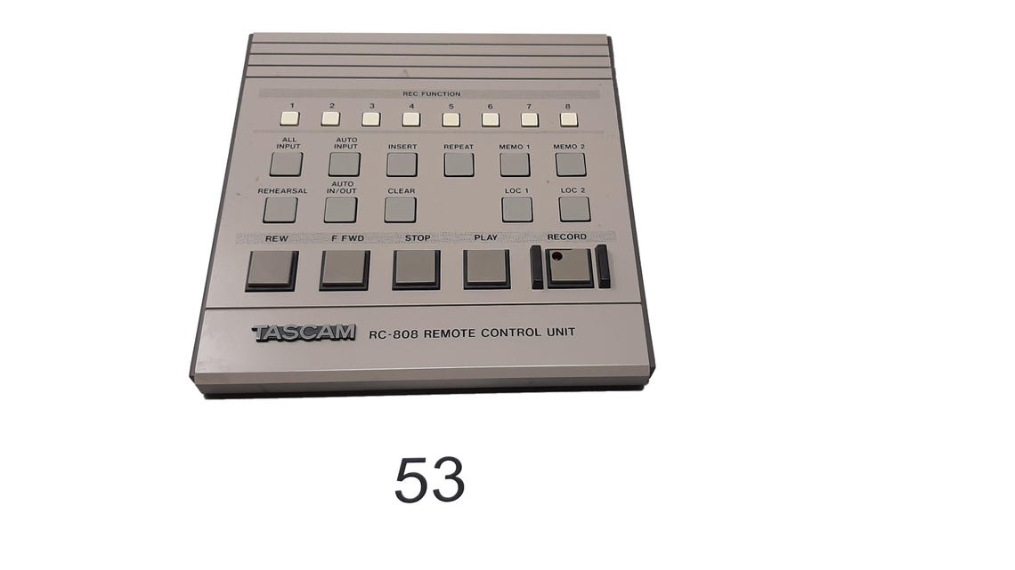 Tascam RC-808 (1990s) – Vintage Remote Control Unit for DA-88/DA-38, photo 4 sur 5