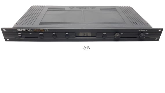 E-MU Proteus 1 XR (1989) – 16-Bit Multi-Timbral Digital Sound Module with Manual