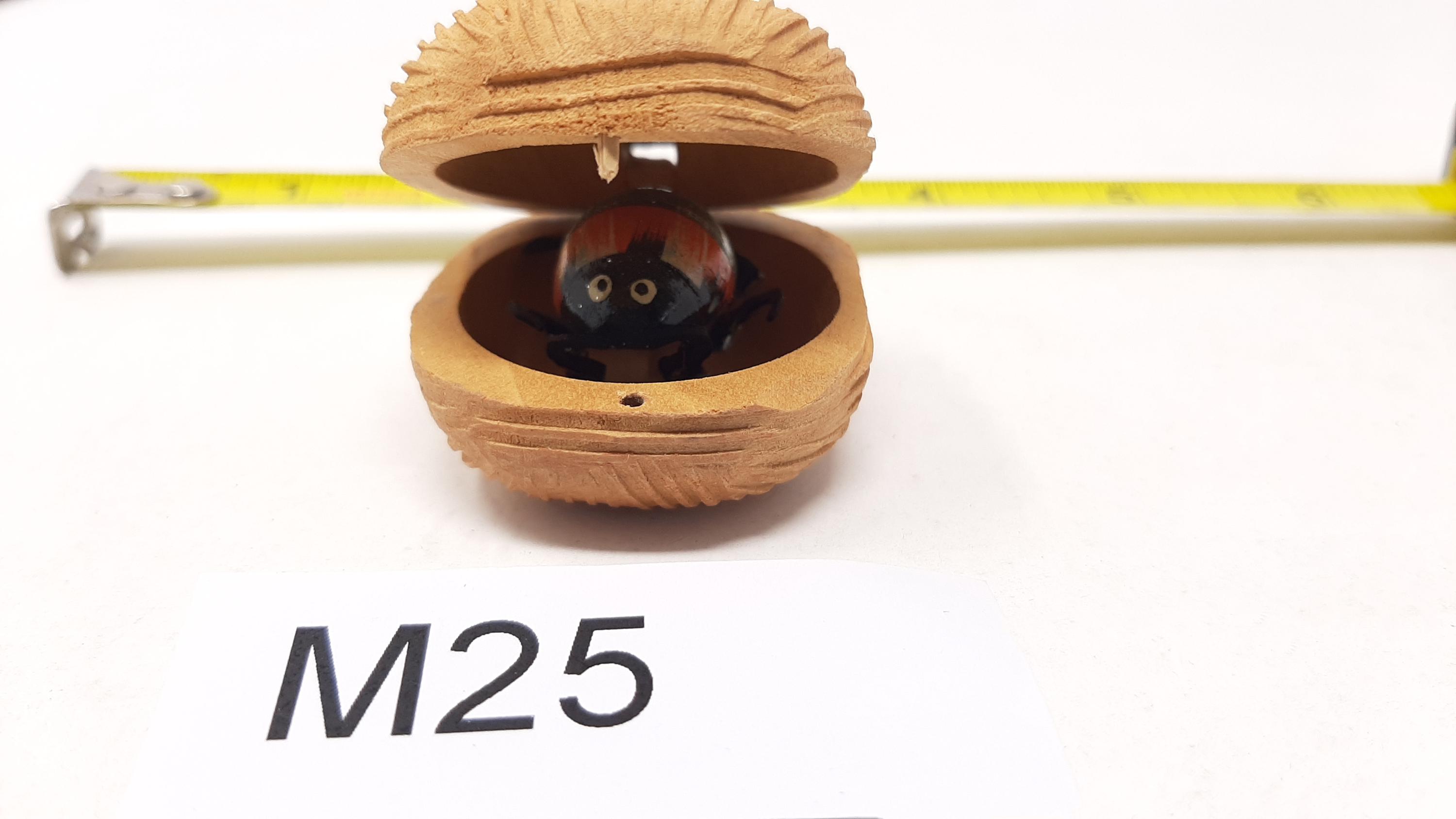 Hand-carved Wooden Beetle Surprise Box – Handmade Bug Trick Toy