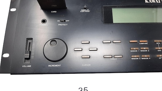 Kawai K5m Digital Multi-Dimensional Synthesizer (1987) – Vintage Rackmount Additive Synth with Card