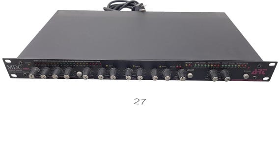 ART MDC 2001 Stereo Master Dynamics Controller (1990s) – Vintage Rackmount Compressor/Limiter with Manual