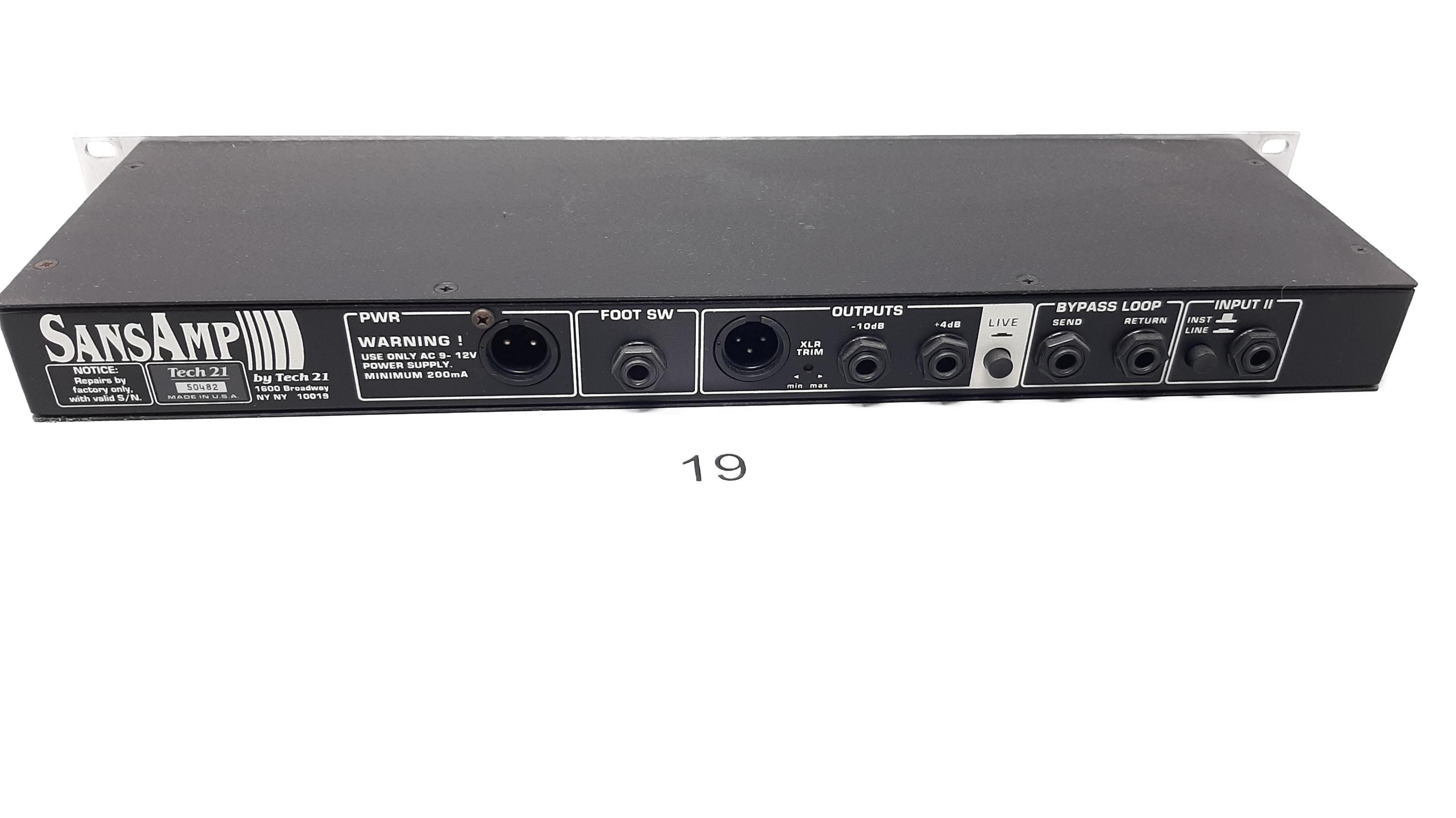 Tech 21 NYC Sansamp PSA-1 Preamp (1993) – Vintage Guitar