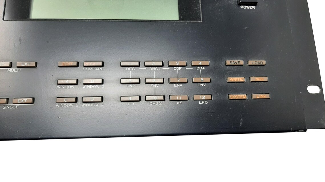 Kawai K5m Digital Multi-Dimensional Synthesizer (1987) – Vintage Rackmount Additive Synth with Card, foto 2 di 5