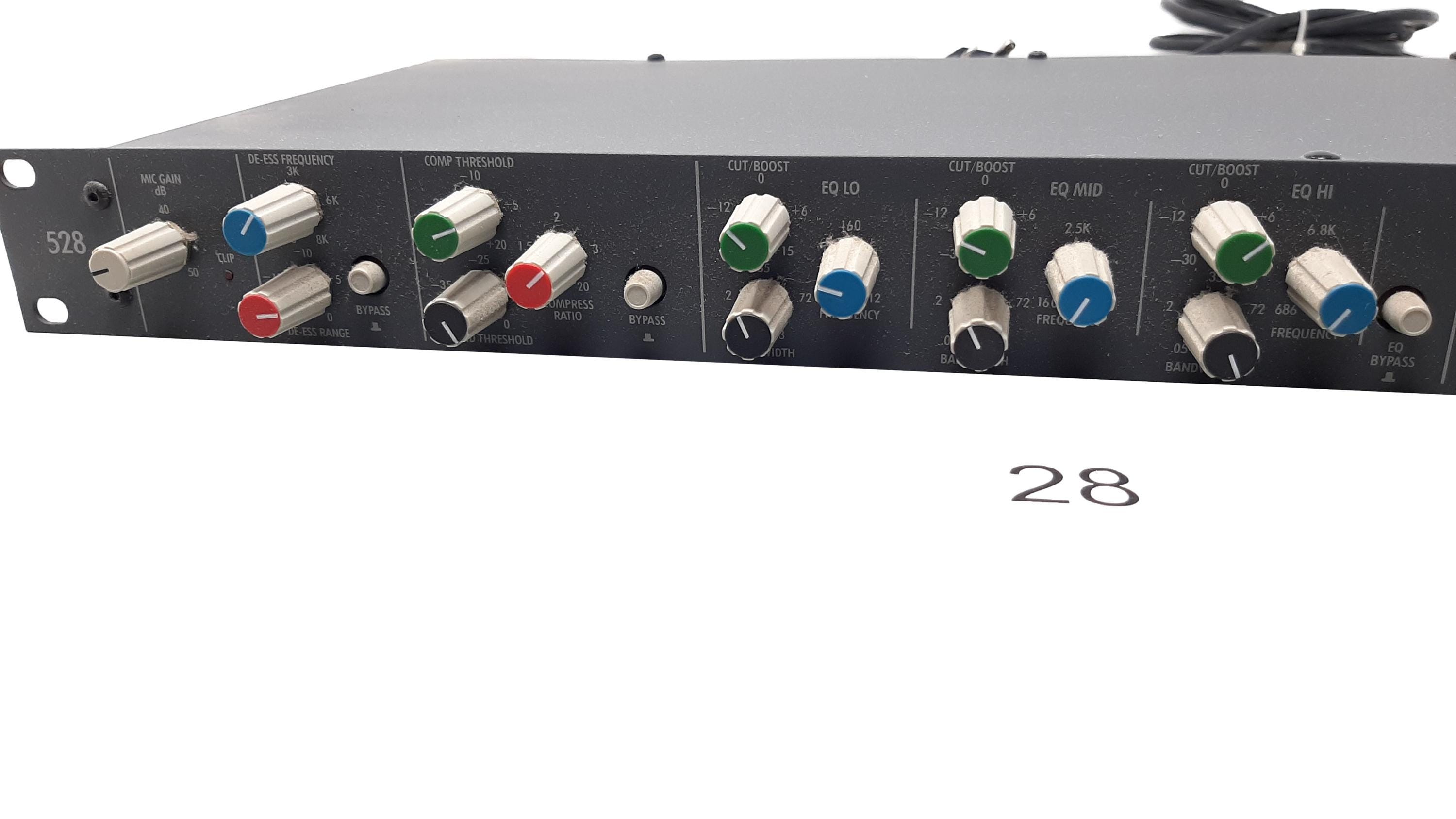 Symetrix 528 Voice Processor (1980s) – Mic Preamp Channel Strip