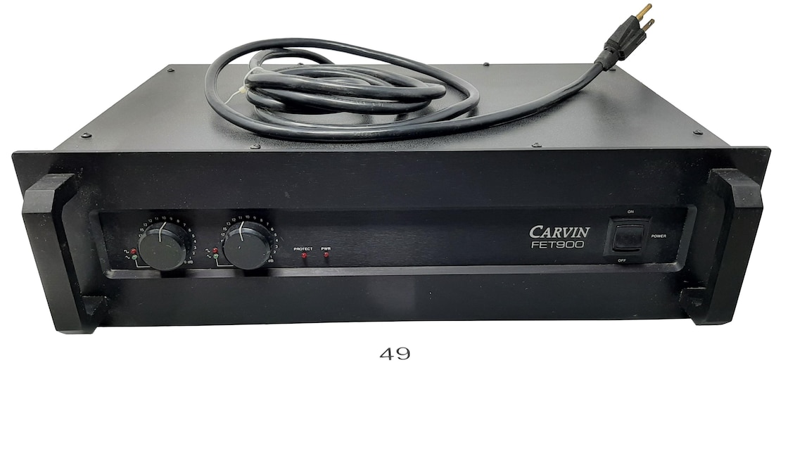 Carvin FET900 (1990s) – Vintage High-Power Stereo Amplifier with Manual, foto 1 di 5