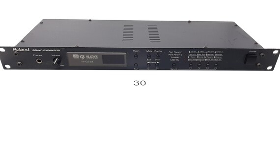Roland M-GS64 Sound Expansion Module (1994) – 64-Voice General MIDI Rackmount Synth with Manual