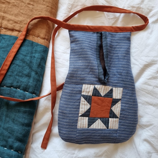 Apothecary Pocket | PDF sewing pattern | tie-on pocket bag