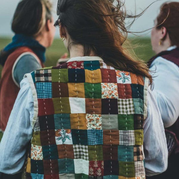 Bilbo Vest | PDF Sewing Pattern | patchwork, quilted waistcoat | beginner