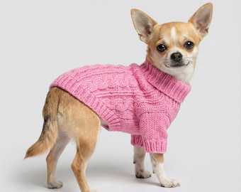 Gebreide hondentrui: warme winterkleding voor kleine rassen