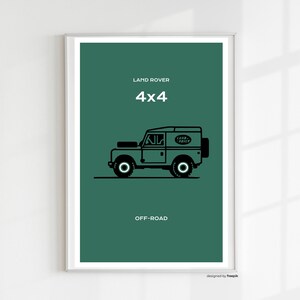 Póster digital de Land Rover