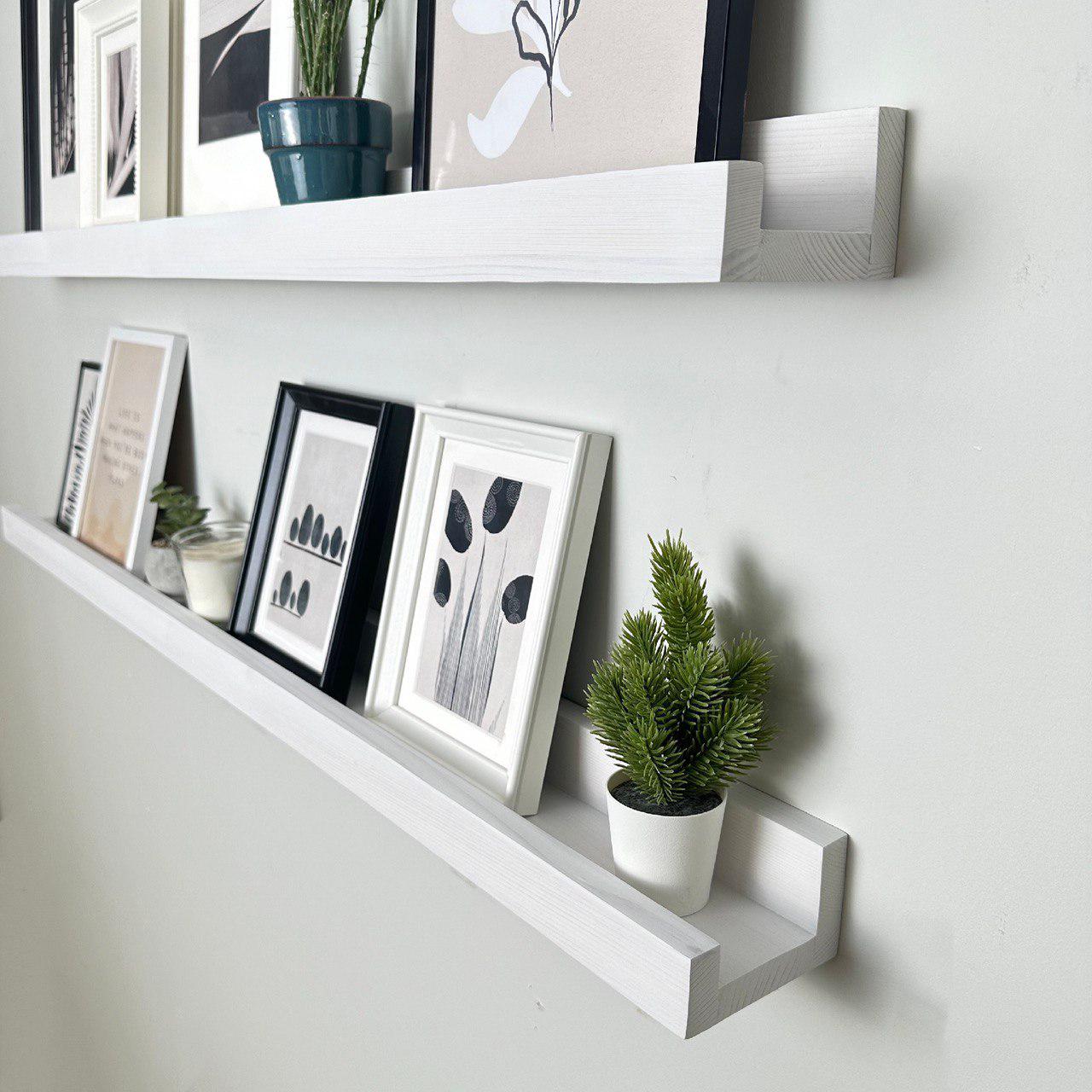 4 Supports D'étagère Blanc Motif Londres – 100 X 75 Mm, En Acier, Onestopdiy