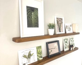 Wooden 3” Deep Floating Shelf – Shelf for displaying Minimalist Decor