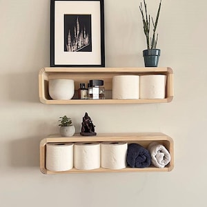 Free shipping-Bathroom decor-bathroom wall decor-floating shelf