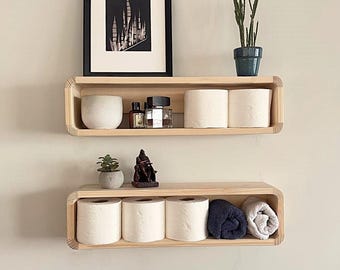 Free shipping-Bathroom decor-bathroom wall decor-floating shelf
