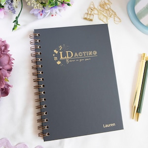 Carnet A5 à couverture souple personnalisé – Commandes d'entreprise personnalisées avec logo