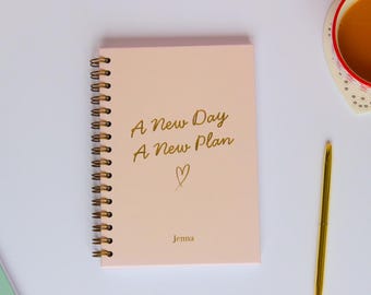 Personalised Daily Planner | Undated Weekly Organiser | Custom Planner & Gift for Her