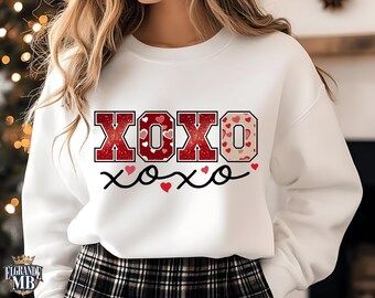 XOXO Valentinstag PNG Herz Pinselstrich PNG, Kunstwerk Geschenk für sie Valentine png, Valentinstag, Xoxo png, Valentine, Coquette Valentine