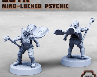 Zoya la médium | Miniature imprimée en 3D par Print Minis | Résine de type ABS