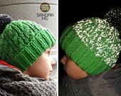Merino wool hat Bun hat Light reflective hat Winter hat Fall hat Wool hat