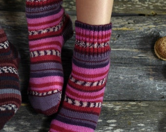 Funny socks Hand knitted socks Custom socks Cozy socks Leg warmers