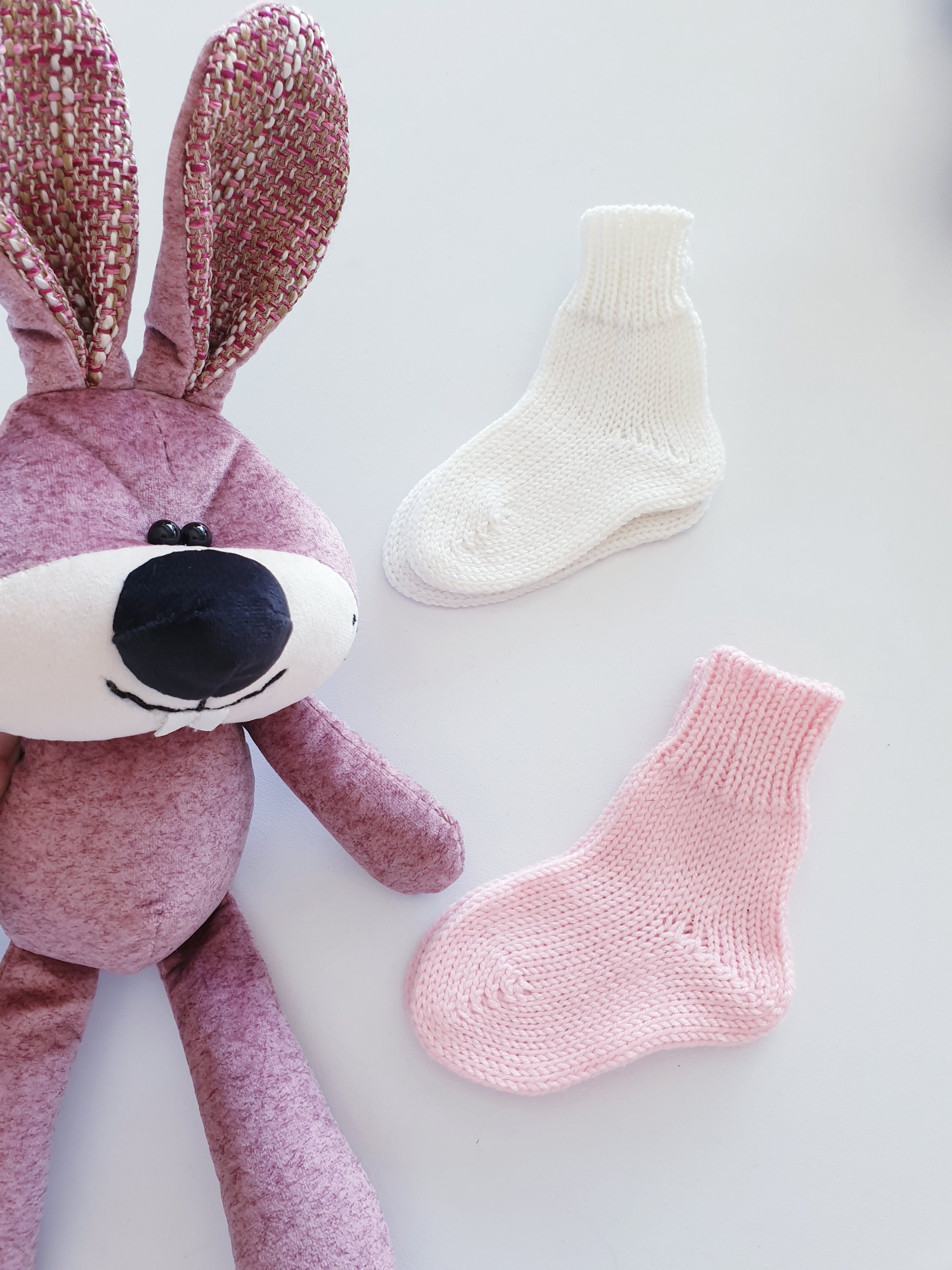 Merino wool baby socks 4 COLORS Newborn socks for girls Hand Etsy