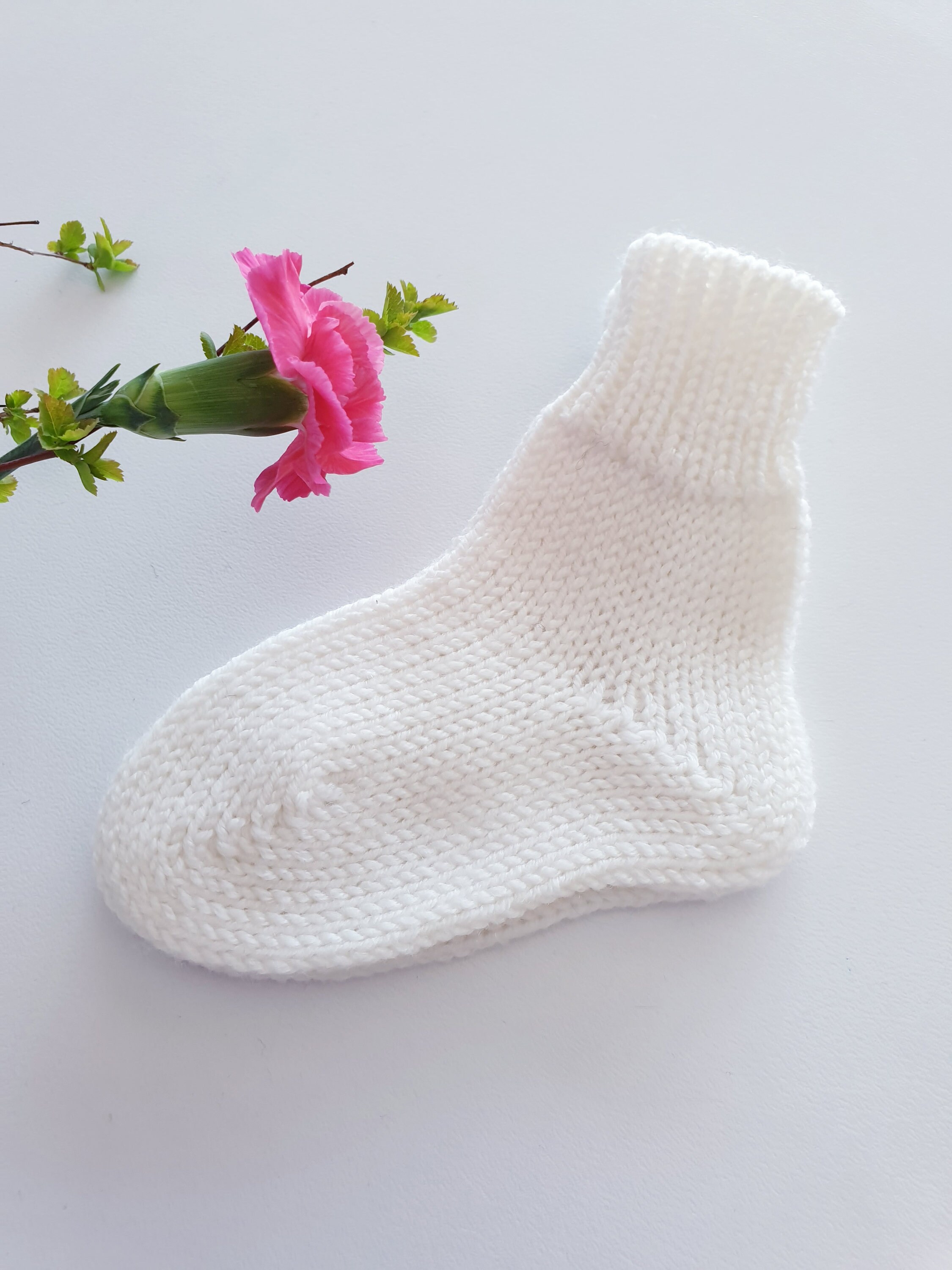WHITE Merino Wool Baby Socks 4 COLORS Newborn Socks for Boys Etsy UK