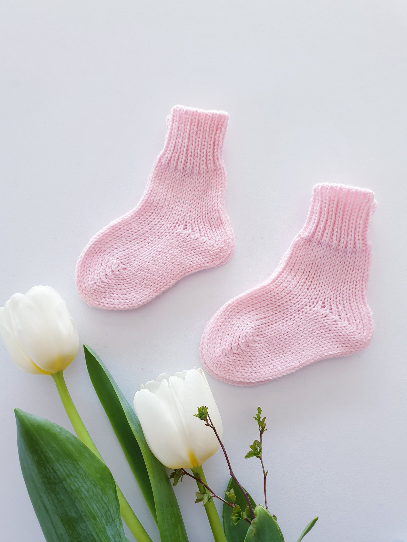 Merino Wool Baby Socks 4 COLORS Newborn Socks for Girls Hand Etsy
