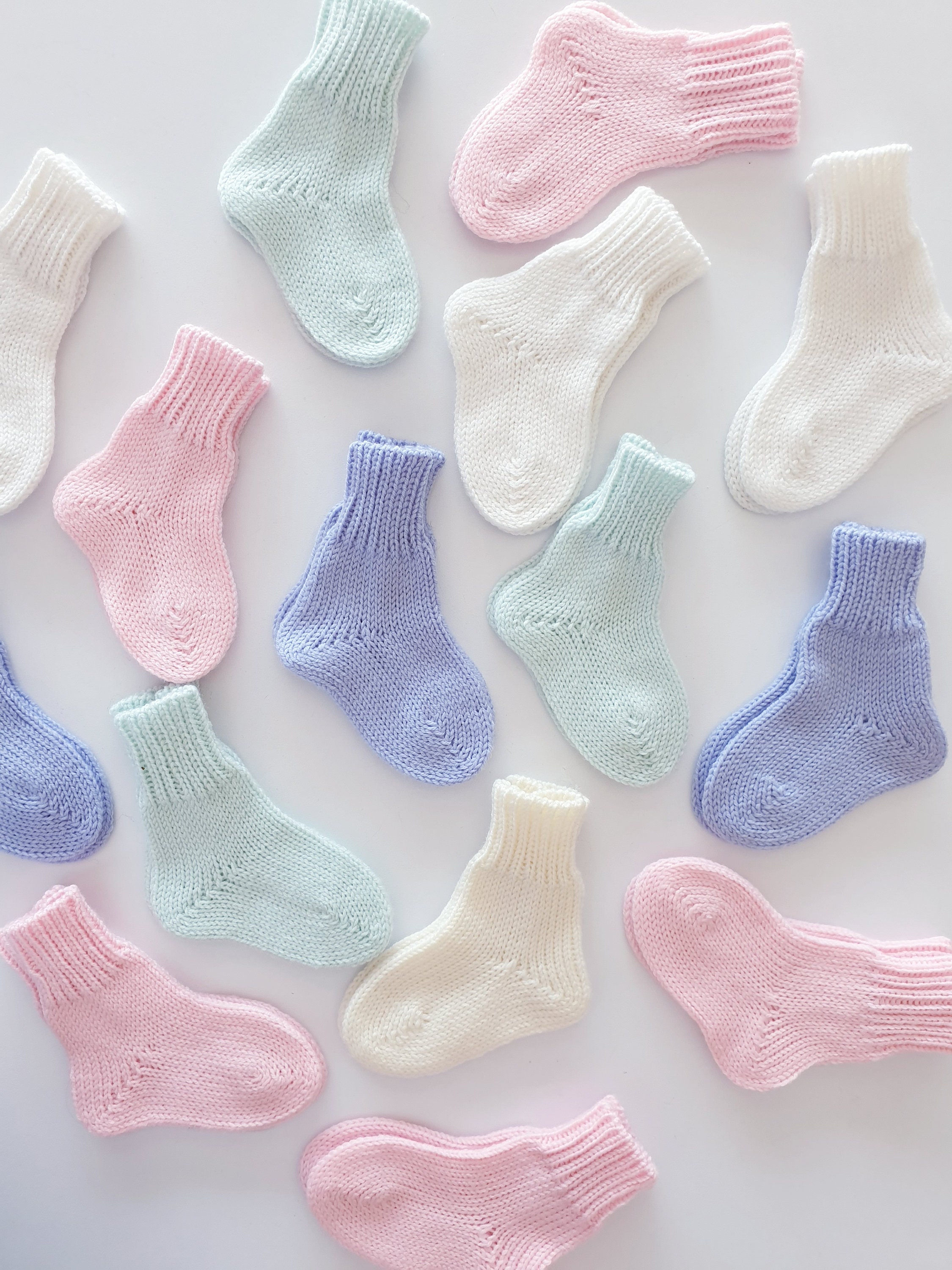 WHITE Merino Wool Baby Socks 4 COLORS Newborn Socks for Boys Etsy UK