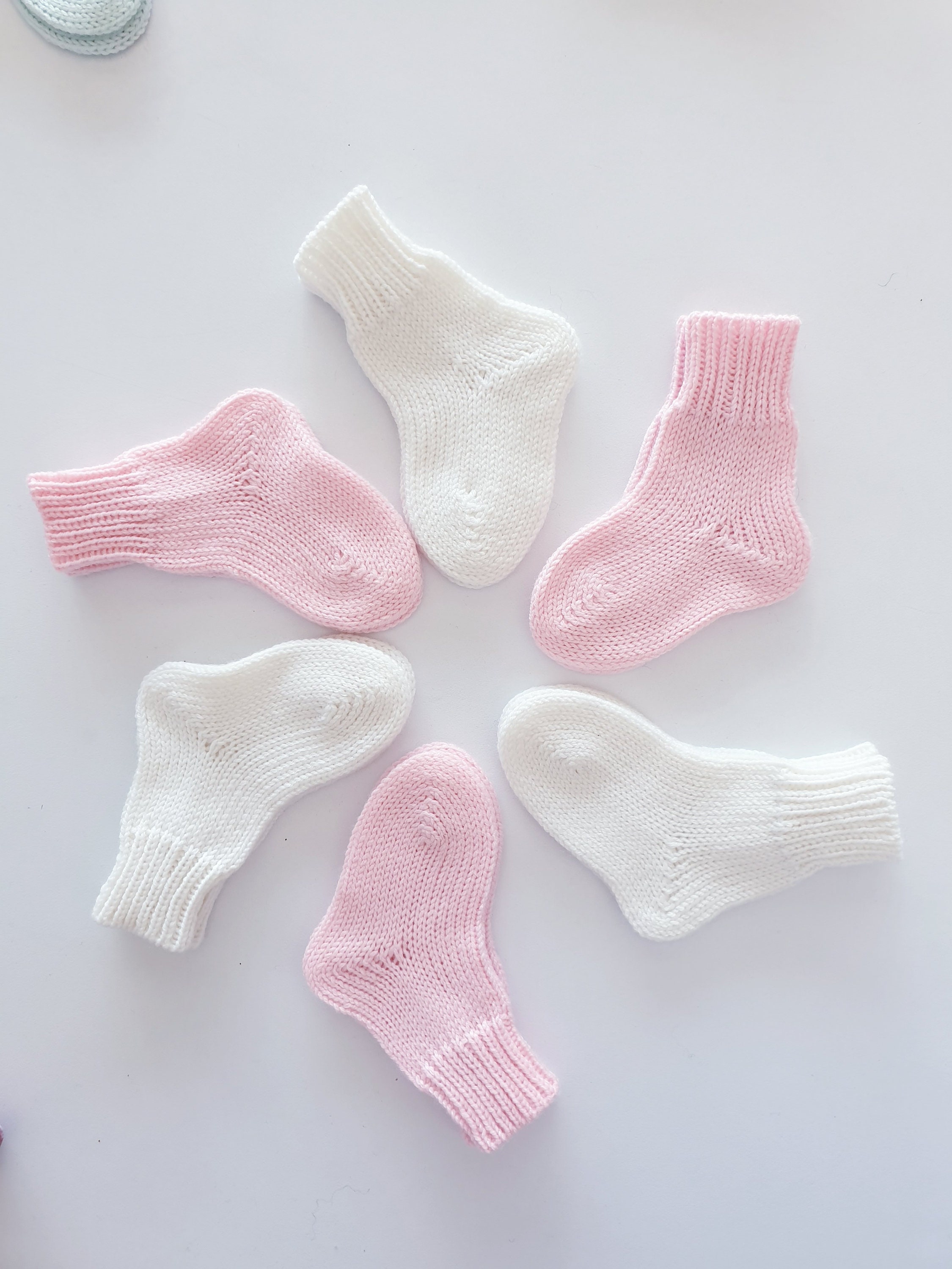 Merino wool baby socks 4 COLORS Newborn socks for girls Hand Etsy