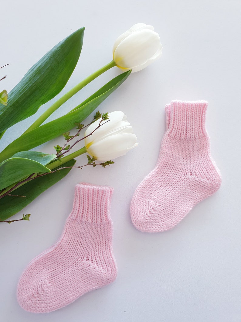 Merino Wool Baby Socks 4 COLORS Newborn Socks for Girls Hand Etsy