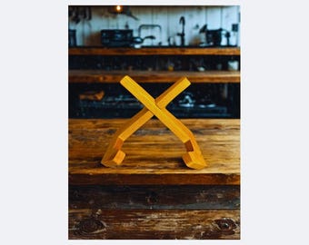 Holz Schneidebrett Ständer, Teller Display Halter