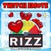 Rizz Meter Twitch Emote - Funny Emote for Twitch Discord Youtube Kick ...