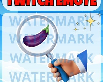 Kleine PP Twitch Emote - lustiges Emote für Twitch Discord Youtube Kick Streams - Lustiges kleines Peepee Emote - kleine Witz Grafik