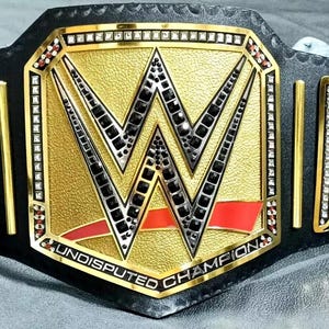 new undisputed championship belt wrestling title 2mm/4mm roman reigns plates, Christmas Gift, Gift For Her, Gift, Adult Belts, Birthday Gift