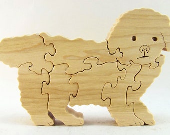 Maltipoo Dog Stand Up Puzzle