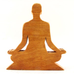 Lotus Yoga Pose Figurine Padmasana image 1