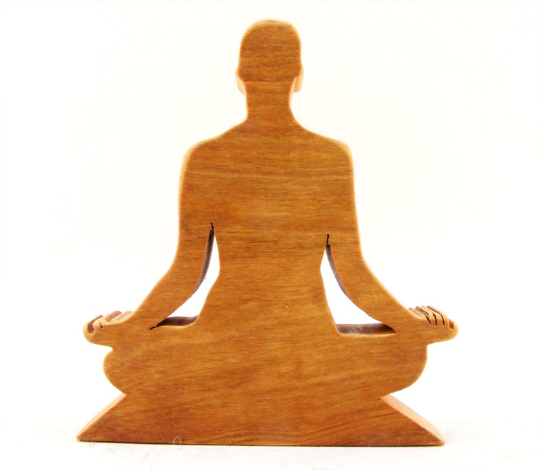 Lotus Yoga Pose Figurine Padmasana image 1