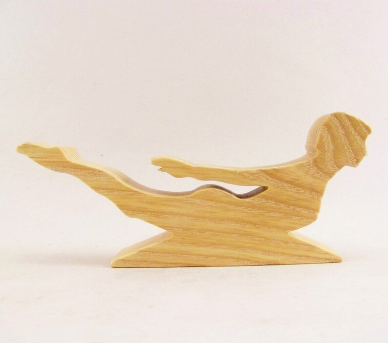 Locust Yoga Pose Figurine Salabhasana image 1