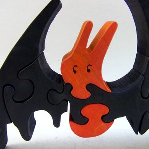 Halloween Bat Wood Puzzle image 5