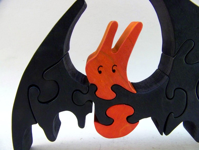 Halloween Bat Wood Puzzle image 5