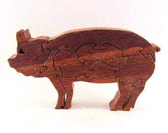 Pig Wood Puzzle