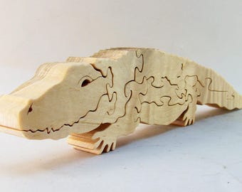 Alligator Wood Puzzle