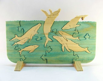 Whale Family Puzzle